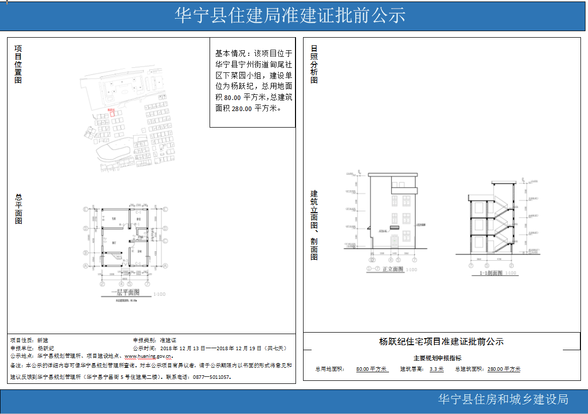 华宁县住建局准建证批前公示（杨跃纪）.png