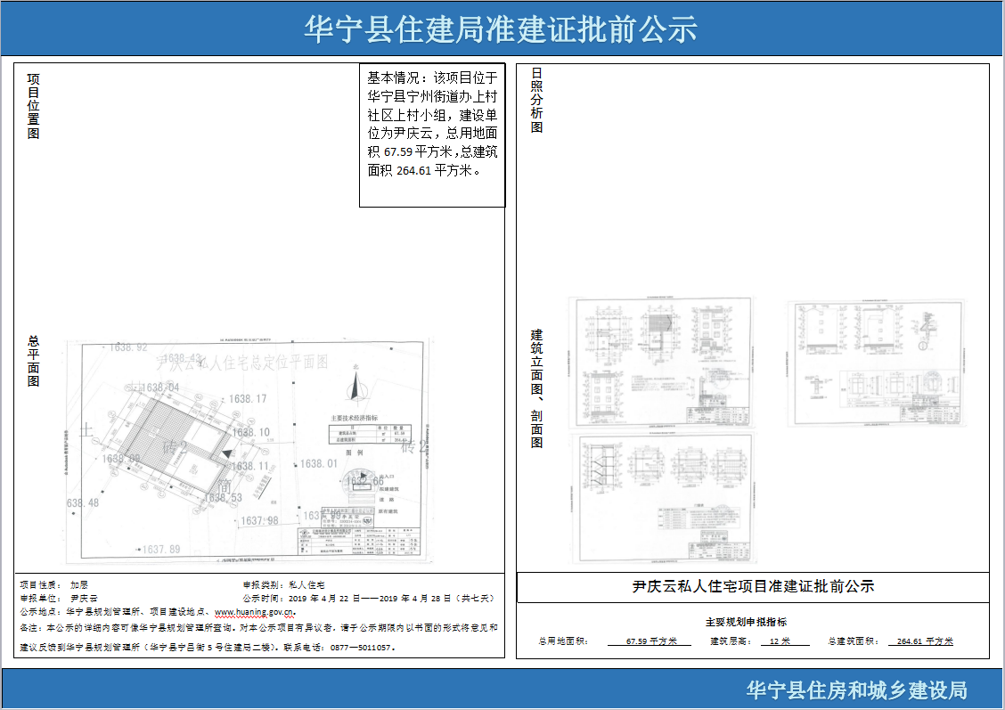 华宁县住建局准建证批前公示(尹庆云).png 华宁县住建局准建证批前公示(尹庆云).png